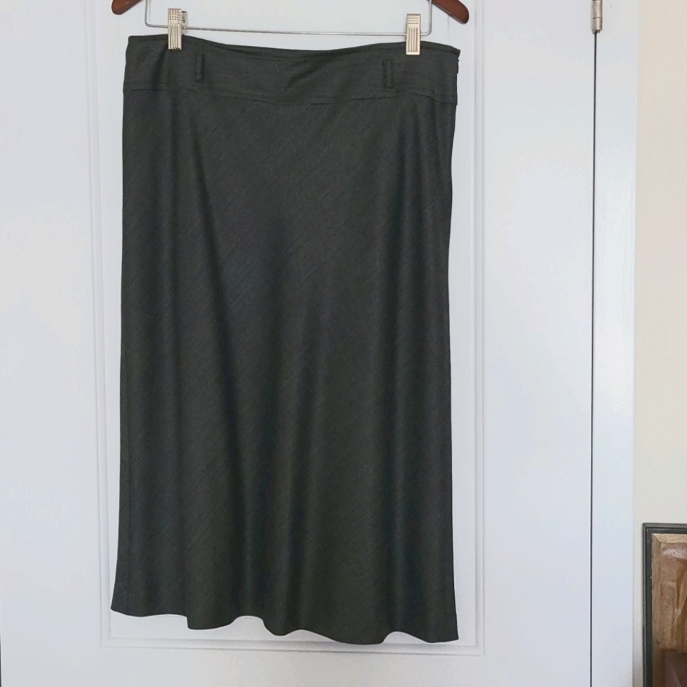 Elegant Gray Skirt Sise 10 Made in Italy